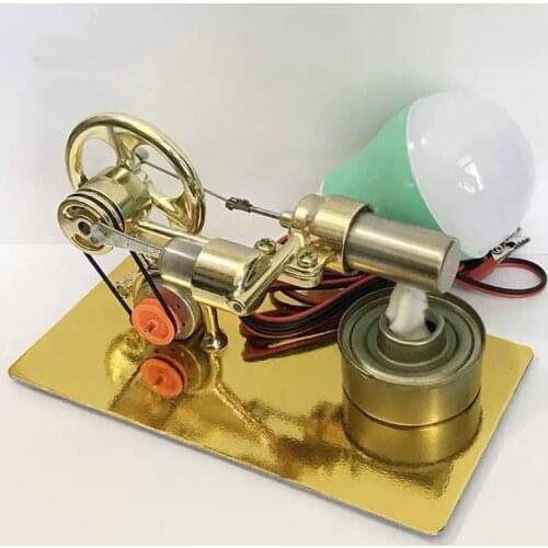 Stirling Engine External Combustion Small Generator Intellectual Steam Engine Model Science And Education Toy