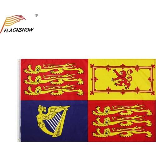 FLAGNSHOW 3x5 Ft Queen in Residence Flag UK Royal Standard Flags