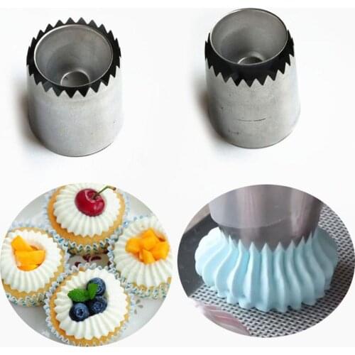 Icing Piping Nozzles Stainless Steel Cookie Cream Pastry Cupcake Cake Decorating Tools Mold Bakeware Baking Accessories DIY Hot