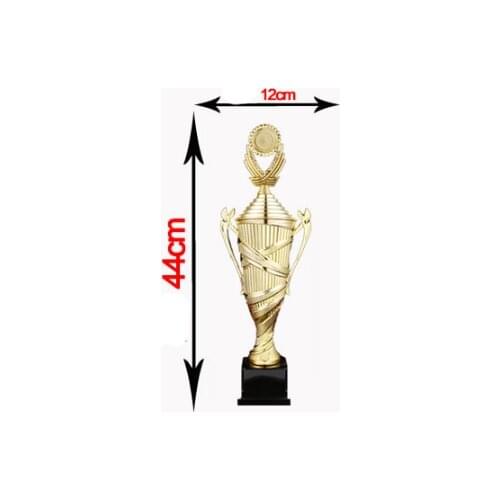 Hot Sale Sports Dance Athletic Prize Award Trophy Cups Golden Plated Metal Cup Trophy Sports Trophies Award Medals 28cm Height
