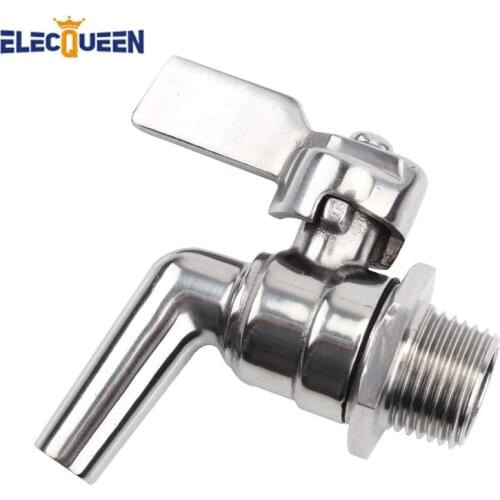 1/2'' Keg Faucet Tap, Stainless Steel Beer Faucet Tap 200PSI For Home Brew Barrel Fermenter Beer Beverage Juice Dispenser Spigot