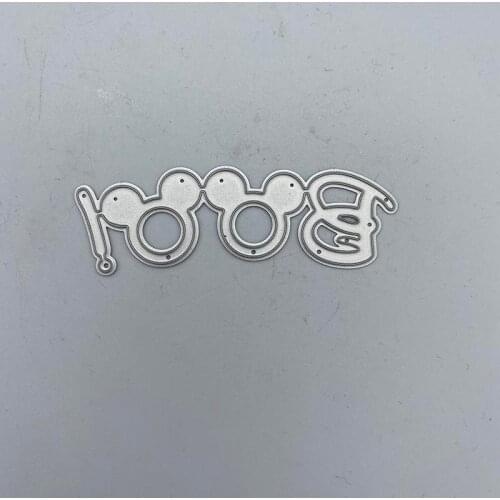 Metal Cutting Dies Boo Stencils for DIY Scrapbooking DIY Paper Cards Photo Album Decorative Embossing