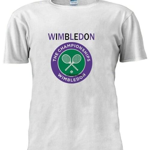 Wimbledon Championship Trendy T Shirt Grand Slam Tennis Men WomenM300 London Fashion Tee