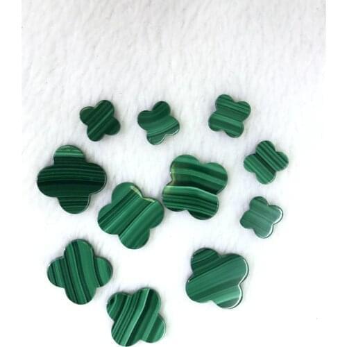 Wholesale 5pcs/pack 100% Natural Malachite 14mm 12mm 16mm 20mm Flower Craved Cabochon,Stone Bead Cabochon Ring Face Jewelry