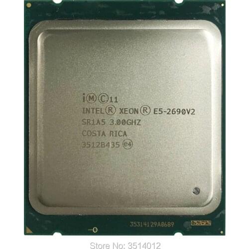 Intel Xeon E5-2690v2 E5 2690v2 E5 2690 v2 3.0 GHz Ten-Core Twenty-Thread CPU Processor 25M 130W LGA 2011
