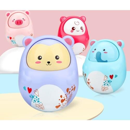 Newborns Gift Baby 0-12 Months Toys Educational Rattle Development aby Rattles Doll Bell Blink Eyes Tumbler Toy Fun