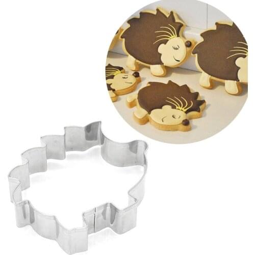 Hedgehog Cookie Cutter Stainless Steel Biscuit Cut Mold Baking Fruit Cut Cake Mold Embossing Printing Die