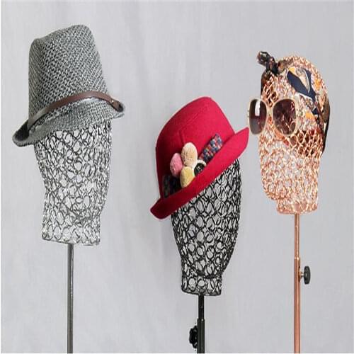 3colour Male Head Mannequin hat Scarf Craft Hollow Head Mold Props, Jewellery Jewelry Male Wig patches Headphones 1pc B534M
