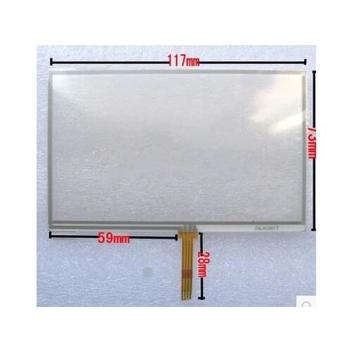 117*73 5-inch resistance touch screen delivers