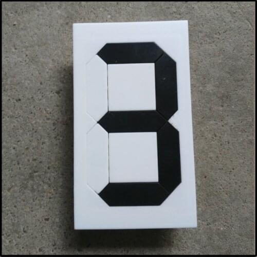 3 inch manual turn over digit number