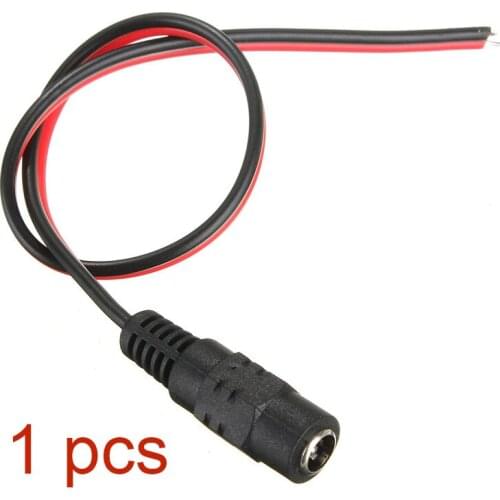 5.5x2.1mm Female DC Power Jack Plug Adapter Connector Cable CCTV Camera NEW