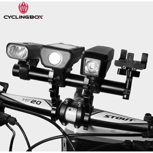 20CM Tube Bicycle Handlebar Extender Mount Mountain MTB Bike Cycling Alloy Headlight Bracket Lamp Flashlight Holder Accessorie