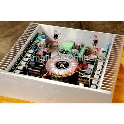 1PCS Latest Upgrade FM801 Circuit 1200W Dual-Channel 250WX2 Pure Rear Stage Power Amplifier AP62