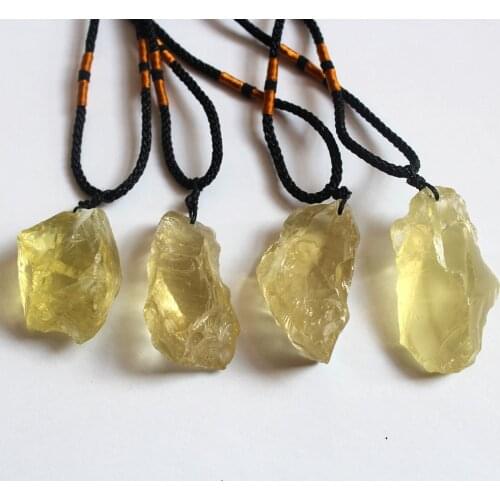 Natural Citrine Stone Pandent Yellow Quartz Crystal Rough Bulk Gemstone Healing Natural Amethyst And Minerals For Gifts D2
