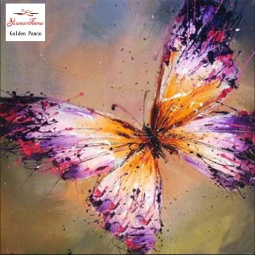 GOLDEN PANNO Diamond Painting Full Square 5D Diy Daimond Embroidery Diamant Mosaic Sale rhinestones pictures Beautiful Butterfly
