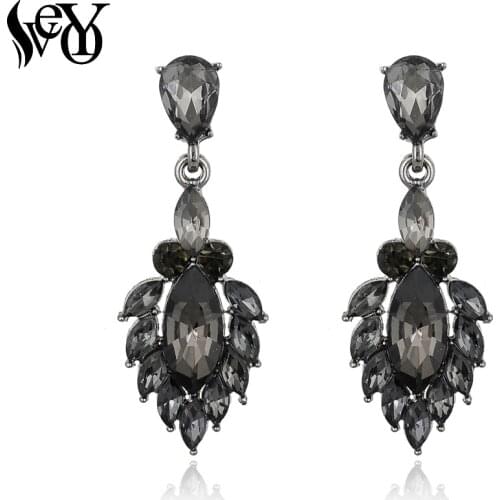 VEYO Classic Crystal Drop Earrings For Women Cute Shape Earrings Fashion Jewelry Wholesale