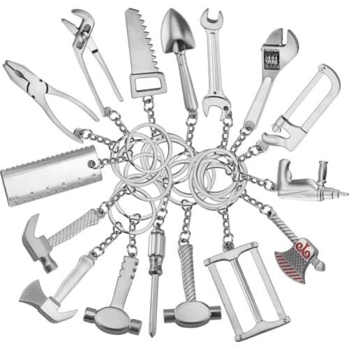 Creative Tools Car Keychain Zinc Alloy Metal Key Chain Car Cool Car Keyring for Volkswagen Volvo Toyota Ford Motorcycle Bike