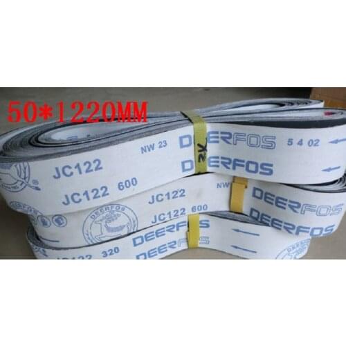 NEW 5pcs 50x1220mm Silicon carbide Abrasive Sanding Belts 2"*48" P60-1000 Coarse to Fine Grinding Belt Grinder Accessories