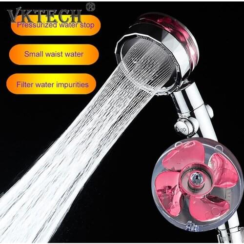 Universal High Pressure Little Waist Shower Head 360 Rotated Massage with Filter Element Sprayer Bathroom Handheld Pressurized N