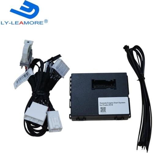 Latest Car Alarm System Remote Engine Start/Stop For Prado 2018/2019/2020 With Window Closing Car Door Locking Function