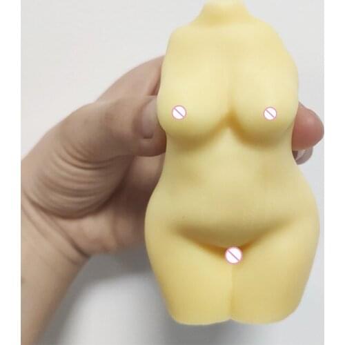 2021 New Style Armless Female Body Candle Mold Handmade Soap Making Silicone Mold For Home Decoration