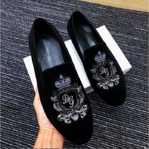 2021 New High-End Brand Mens Leisure Business Shoes Fashion Comfortable Top Quality Leather Velvet Shoes Size 38-45 1A20