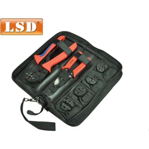 New design multi-function combined crimping tools set with crimping tool,cable cutter,4 dies