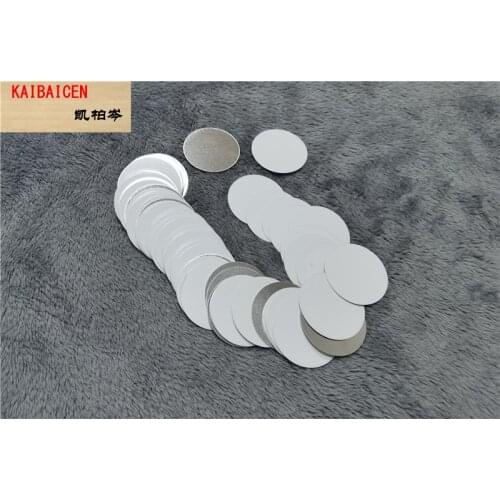 200pcs/lot Blank Sublimation round Metal Plates For DIY Printing Sublimation Ink Transfer Single side Print Diameter 38MM