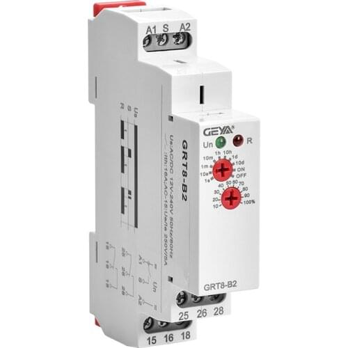 Delay off Timer Relay 12V 24V 220V DIN Rail Type Electronic Time Relay 220V OR AC/DC12-240V