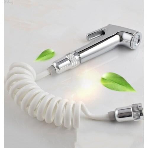 Handheld Shower Head Douche Toilet Bidet Spray Wash Jet Shattaf with Spring Hose