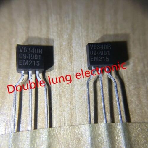 50PCS/LOT V6340RTO3E V6340RT03E V6340R TO92 Ultra Low Cost 3-Pin Microprocessor Reset