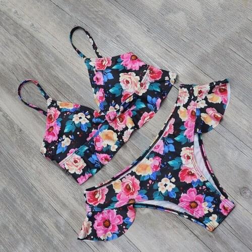 Vkini Swimwear With Ruffles