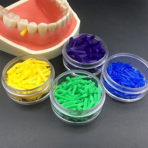 1 Box Disposable Dental Wedges Tooth Gap Wedges Plastic Dentist Tools Tooth Gap Wedge Dentistry Lab Instrument
