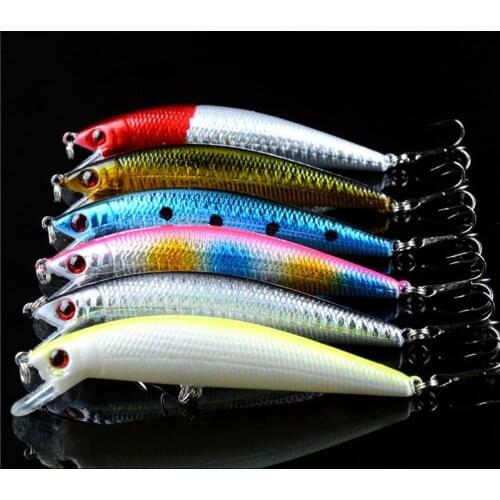 1 PCS 10cm 10g Japan Hard Bait Laser Minnow Fishing Lure Pesca Hook Fish Wobbler Crankbait Tackle Artificial Lures