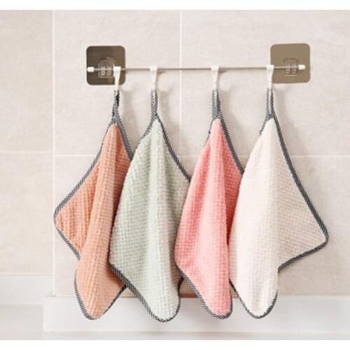 1Pc Microfiber Dish Cleaning Cloth Fiber Washing Towel Scouring Pad Magic Cleaning Towel Rags