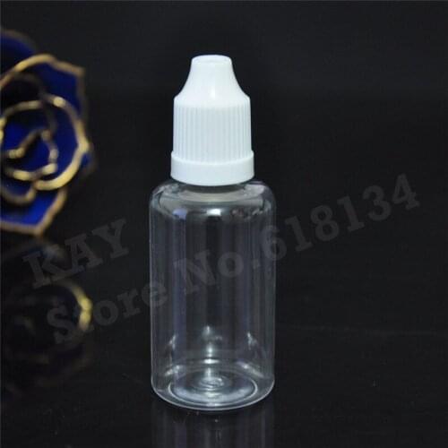 100pcs 30ml 50ml 100ml PET plastic bottle 5ml small liquor bottle 10ml 15ml 20ml liquid bottle with childproof cap