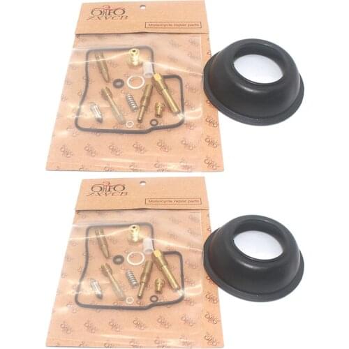 2 set for XL600V 1989-1990 Transalp XL 600 XL600 V Motorcycle carburetor repair kit plunger diaphragm
