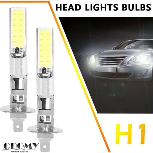 2pcs H1 LED High Power Fog Lamp Car Driving Bulb Super Bright White Light Car Accessories Led Headlight Bulbs Automobile