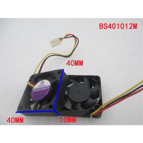 2pcs NEW FAN For Bi-Sonic BS401012M BP401012M BP401012H 12V 0.09A 40X10MM 4CM North Bridge Silent Speed Measurement Cooling Fan