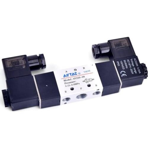 4V430C15B DC24V 4V series three-position five-way solenoid valve