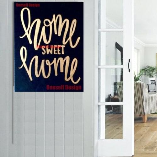 Home sweet home 5d diamond painting full square/round rhinestone pictures 5d diamond embroidery sale livingroom wall sticker