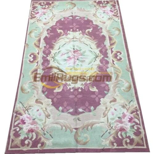 Antique Aubusson Style Neo Classical Carpet Aubusson Needle Oriental Carpet Hand-knotted Wool Handmade New Listing