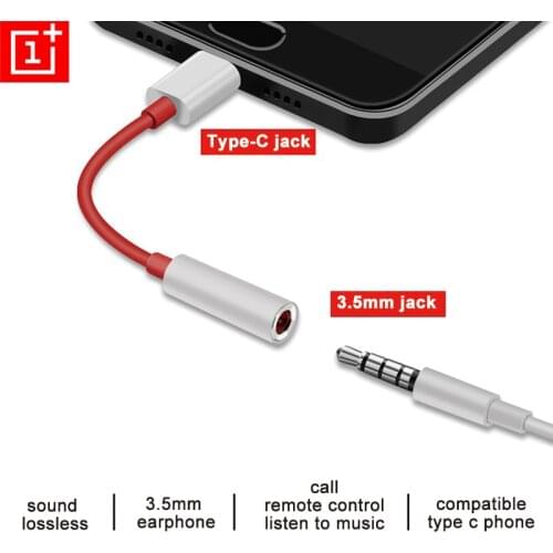 Oneplus Audio Cable USB Type C To 3.5mm AUX Earphone Adapter Usb-c Music Converter For One plus 1+ 8 8T 7 7T Pro 6 6T 5 5T 3 3T