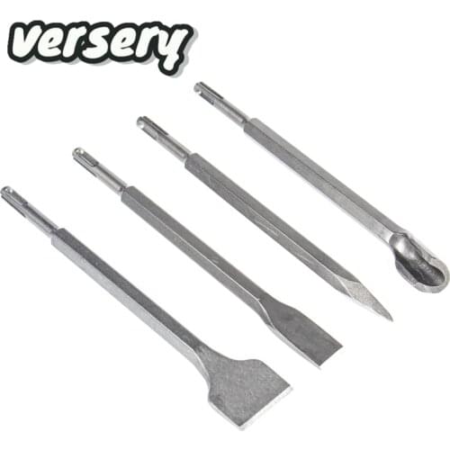 SDS PLUS Chisels Set 1PC 250mm Electric Hammer Drill Bit Point Groove Gouge Flat Chisel Break Concrete Brick Wall Drilling