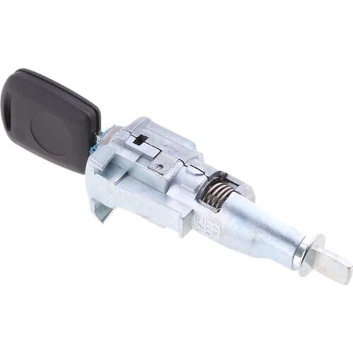 Car Door Lock Cylinder & Key Automotive Front Driver Side Lock Replacement Repair Kit For Volkswagen Skoda 140*35*35mm