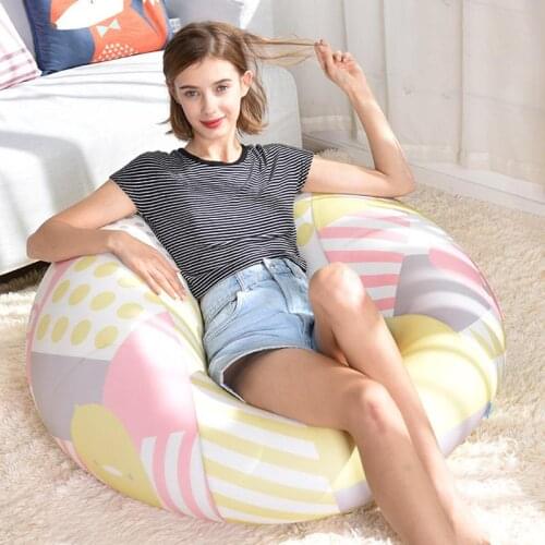 Croker Horse Children Pudding Style Lazy Sofa Bean Bag Solid Chair Covers Without Filler/Inner Puff Couch Tatami for Living Room
