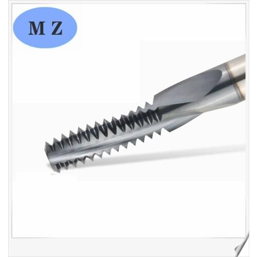 ISO M3-M24 Thread endmills milling cutter alloy tungsten steel metric full tooth thread mill for CNC machining center 4 6 8 10