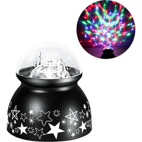 Mini Magic Led Stage Lamp 2W USB/AAA Battery Powered Colorful Party Decoration Indoor Light Bedroom KTV Bar