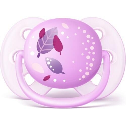 Philips Avent Ultra Soft Pacifier 0-6 moon Pattern Girl SCF227/20