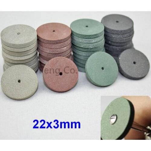 100pcs Dental Lab Polishing Wheels Burs Silicone Rubber Polishers Dentist Drill Material Tools